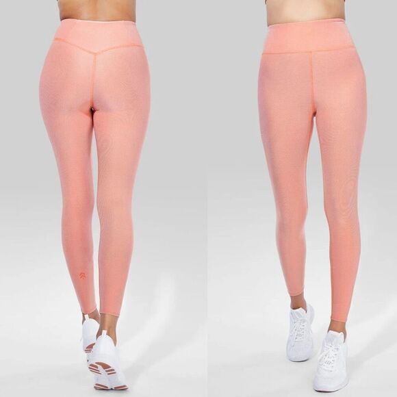 Twenty Pants - TWENTY HOT CORAL SKY HIGH WAIST‎ LEGGINGS SMALL